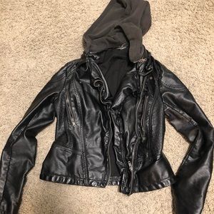 Free People Faux Leather Jacket